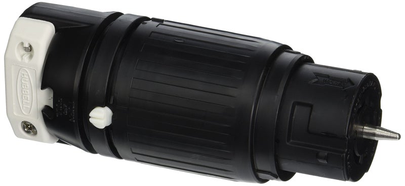 Hubbell Lckcon,Strt;50 A;Blk; White,Nyl,Non-Nema Cs8264C - 1 Each - Image 1